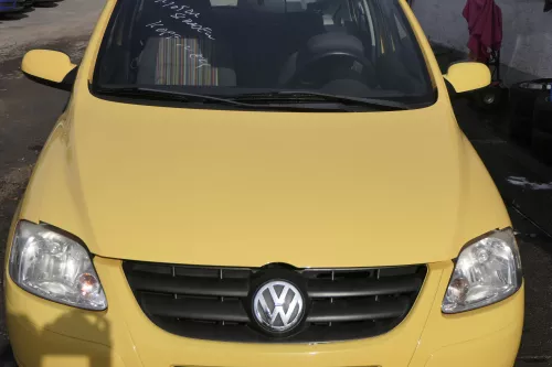 VW Fox 5Z Motorhaube Klappe vorn vorne gelb LY1C Haube