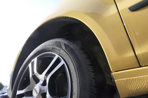 VW Fox Kotflügel vorne links gelb LY1C (162305)