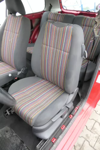 VW Fox Sitz Fahrersitz vorne links OHNEAirbag höhenverstellbar  v (162341)