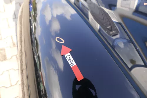 VW Lupo Motorhaube Klappe Frontklappe Haube vorne schwarz L041 uni 162346 (162346)