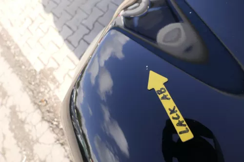 VW Lupo Motorhaube Klappe Frontklappe Haube vorne schwarz L041 uni 162346 (162346)