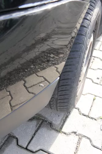 VW Lupo 6X Stoßstange vorne Frontstoßstange Stoßfänger schwarz L041 MÄNGEL! (162347)