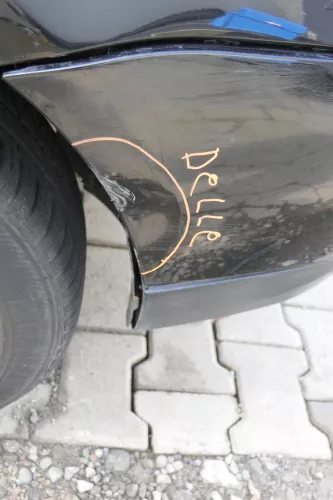 VW Lupo 6X Stoßstange vorne Frontstoßstange Stoßfänger schwarz L041 MÄNGEL! (162347)