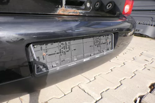 VW Lupo Stoßstange hinten Heckstoßstange Stoßfänger schwaz L041 162350 (162350)