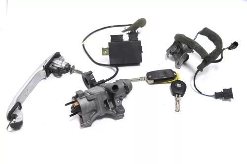 VW Sharan 7M Schloßsystem Türschloß links Zündschloß Schloß 2x Schlüssel Facelif (162362)