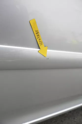 VW Golf 5 V 1K Tür nur Türblatt hinten rechts 4/5-Türer grau silber LA7W reflexs (162374)