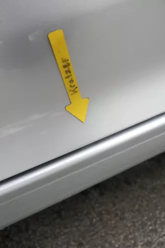 VW Golf 5 V 1K Tür nur Türblatt hinten rechts 4/5-Türer grau silber LA7W reflexs (162374)