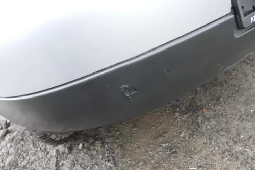 VW Golf 5 1K Limousine Stoßstange hinten Heckstoßstange silber LA7W (162378)