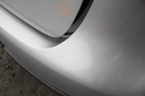 VW Golf 5 1K Limousine Stoßstange hinten Heckstoßstange silber LA7W (162378)