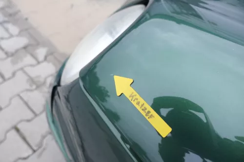 VW Lupo Motorhaube Klappe Frontklappe Haube vorne grün LA6N (162381)