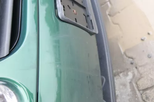 VW Lupo 6x Stoßstange vorne Frontstoßstange Stoßfänger grün LA6N (162383)