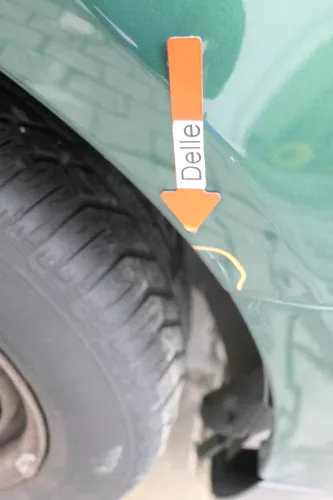 VW Lupo Kotflügel vorne rechts grün LA6N (162384)