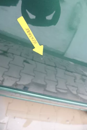 VW Lupo Seat Arosa Tür vorne rechts Beifahrertür grün LA6N (für elektr.Fenst (162385)