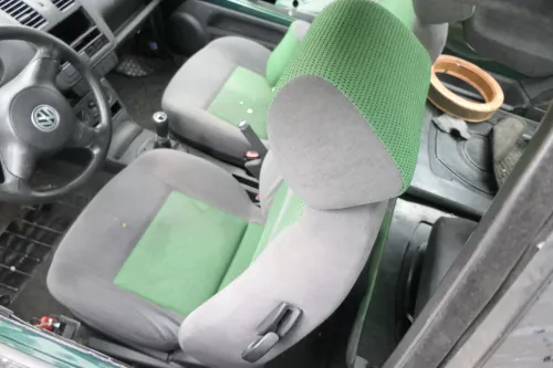 Seat Arosa Lupo Sitz vorne links Fahrersitz Höhenverstellung grün  (162393)