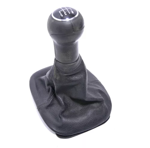 VW Golf 4 Bora Schaltknauf Schaltsack Schaltung Schaltknüppel schwarz 5-Gang (162421)
