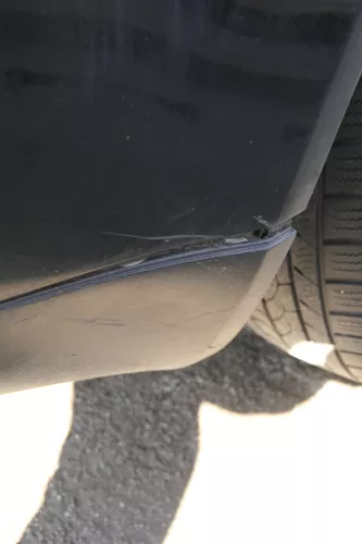 VW Golf 4 Limousine Stoßstange hinten Heckstoßstange Stoßfänger schwarz L041 (162430)