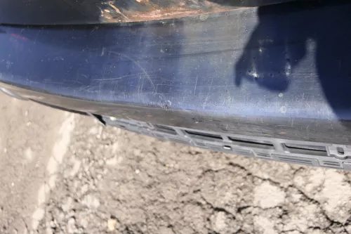 VW Golf 4 Limousine Stoßstange hinten Heckstoßstange Stoßfänger schwarz L041 (162430)