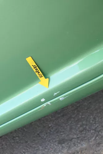 VW Golf 4 Tür vorne links Fahrertür 2/3-Türer grün LA6P ohneAnbauteile (162594)