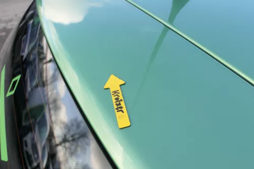 VW Golf 4 Limousine Heckklappe Kofferraumklappe Klappe hinten grün LA6P-ohneAnb (162595)