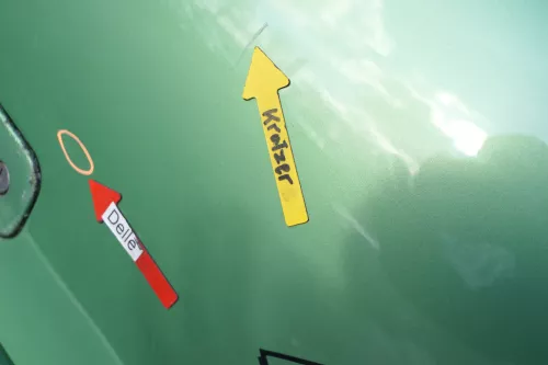 VW Golf 4 Limousine Heckklappe Kofferraumklappe Klappe hinten grün LA6P-ohneAnb (162595)