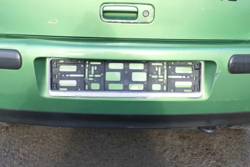 VW Golf 4 Limousine Stoßstange hinten Heckstoßstange Stoßfänger grün LA6P (162596)