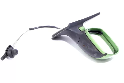 VW Golf 4 Bora manueller Spiegel vorne rechts Außenspiegel grün LA6P (162597)