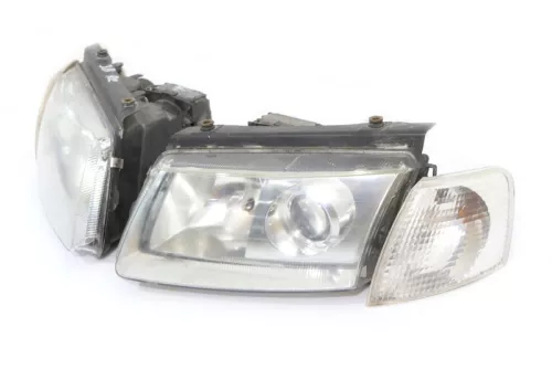 VW Passat 3B Scheinwerfer rechts und links vorne Xenon + Steuergerät (162650)