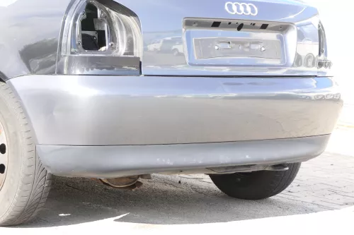 Audi A3 8L Stoßstange Heckstoßstange hinten grau (evtl. LY7K ?) (162760)