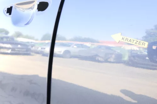 VW Passat 3C Kombi Variant Tür hinten links LC5F blau grau -OHNE Anbauteile c (163018)