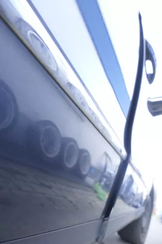 VW Passat 3C Kombi o. Limo Tür vorne rechts Beifah blau grau LC5F OHNE Anbauteil (163021)