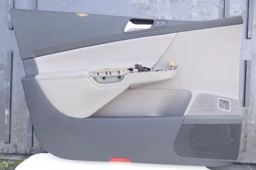 VW Passat 3C Variant 4x Türverkleidung Verkleidung Tür Leder latte macchiato sch (163023)