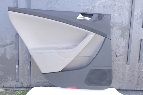 VW Passat 3C Variant 4x Türverkleidung Verkleidung Tür Leder latte macchiato sch (163023)