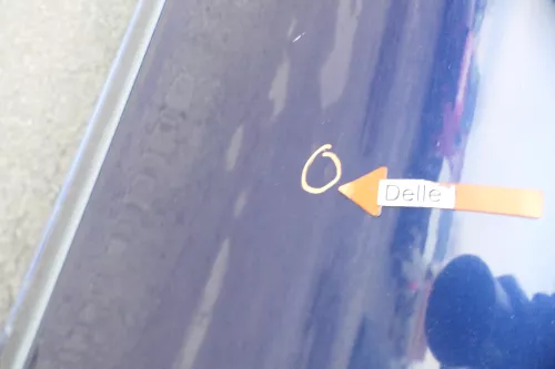 Seat Leon Toledo 1M Tür hinten links Fahrerseite blau LB5N - ohne Anbauteile (163160)