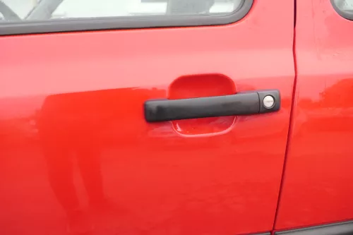 VW Golf 3 Vento 1H Tür vorne links Fahrertür 4/5-Türer Kombi Variant rot LP3G (163196)