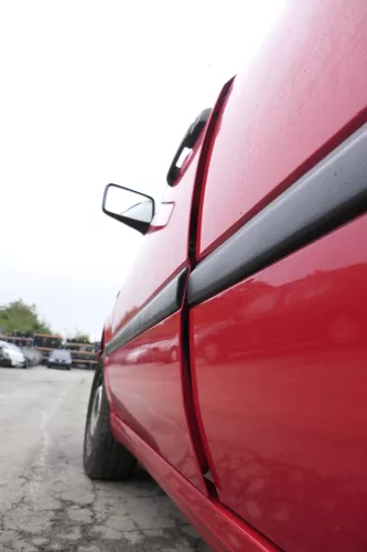 VW Golf 3 Vento 1H Tür vorne links Fahrertür 4/5-Türer Kombi Variant rot LP3G (163196)