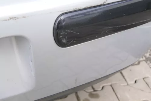 VW Golf 4 Limousine Stoßstange hinten Heckstoßstange Stoßfänger silber LB7Z grau (163227)