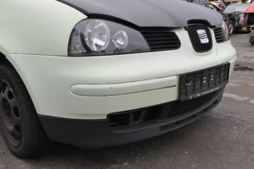 Seat Arosa 6H Stoßstange Frontstoßstange vorne gelb grün Facelift -evtl LS6G (163281)