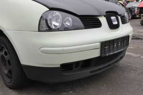 Seat Arosa 6H Stoßstange Frontstoßstange vorne gelb grün Facelift -evtl LS6G (163281)