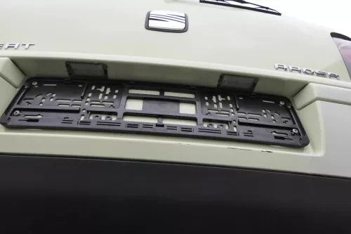 Seat Arosa 6H Stoßstange hinten gelb grün Facelift Heckstoßstange (evtl. LS6G ) (163284)