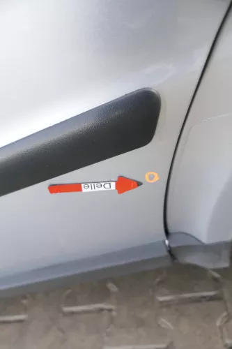 VW Passat 3B 3BG Kombi Variant Tür hinten links silber LA7W reflexsilber (163299)