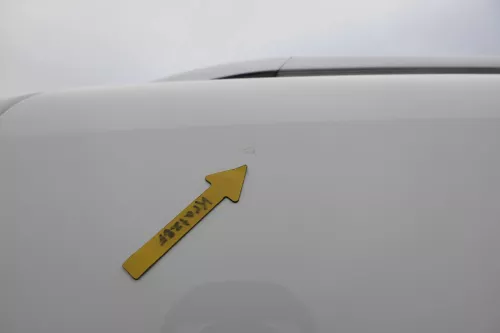 VW Caddy 2k SA Tür hinten links weiß LB9A Schiebetür (163319)