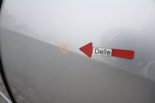 VW Golf Plus 5M Türblatt Tür Blech hinten links grau silber LA7W (163503)