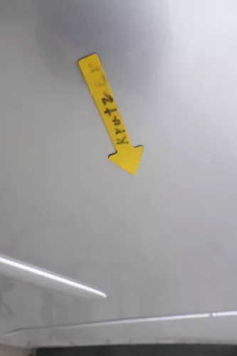 VW Golf Plus 5M Türblatt Tür Blech hinten links grau silber LA7W (163503)