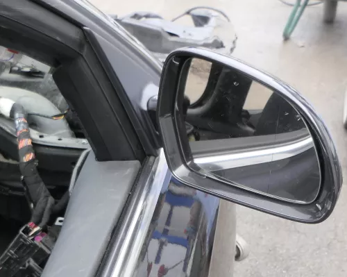 Audi A4 B8 8K Spiegel Außenspiegel rechts elektrisch grau braun LZ7L (163590)