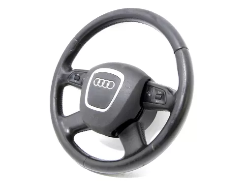 Audi A6 4F A4 8K Lederlenkrad Leder 4 Speichen Multifunktions - ohne Airbag