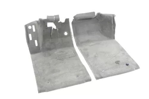 Audi A2 8Z Verkleidung Teppich Boden Innenraumteppich - 3-Teile swing dunkelgrau (163636)