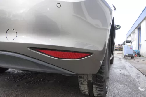 VW Golf 7 5G Limousine Stoßstange hinten Heckstoßstange braun golf LC8Y PDC (163670)