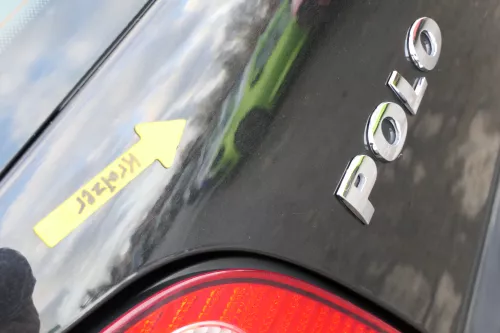 VW Polo 9N3 9N Heckklappe Kofferraumklappe Klappe schwarz LC9Z ohne Anbauteile (163764)