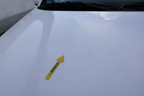 VW Lupo Motorhaube KLappe vorne weiß LB9A (163773)