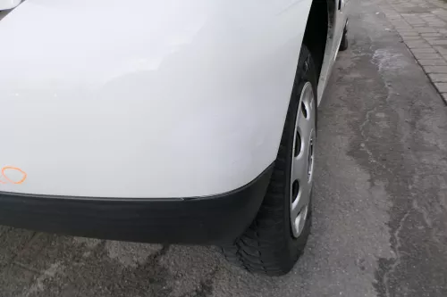 VW Lupo Stoßstange hinten Heckstoßstange Stoßfänger weiß LB9A (163780)